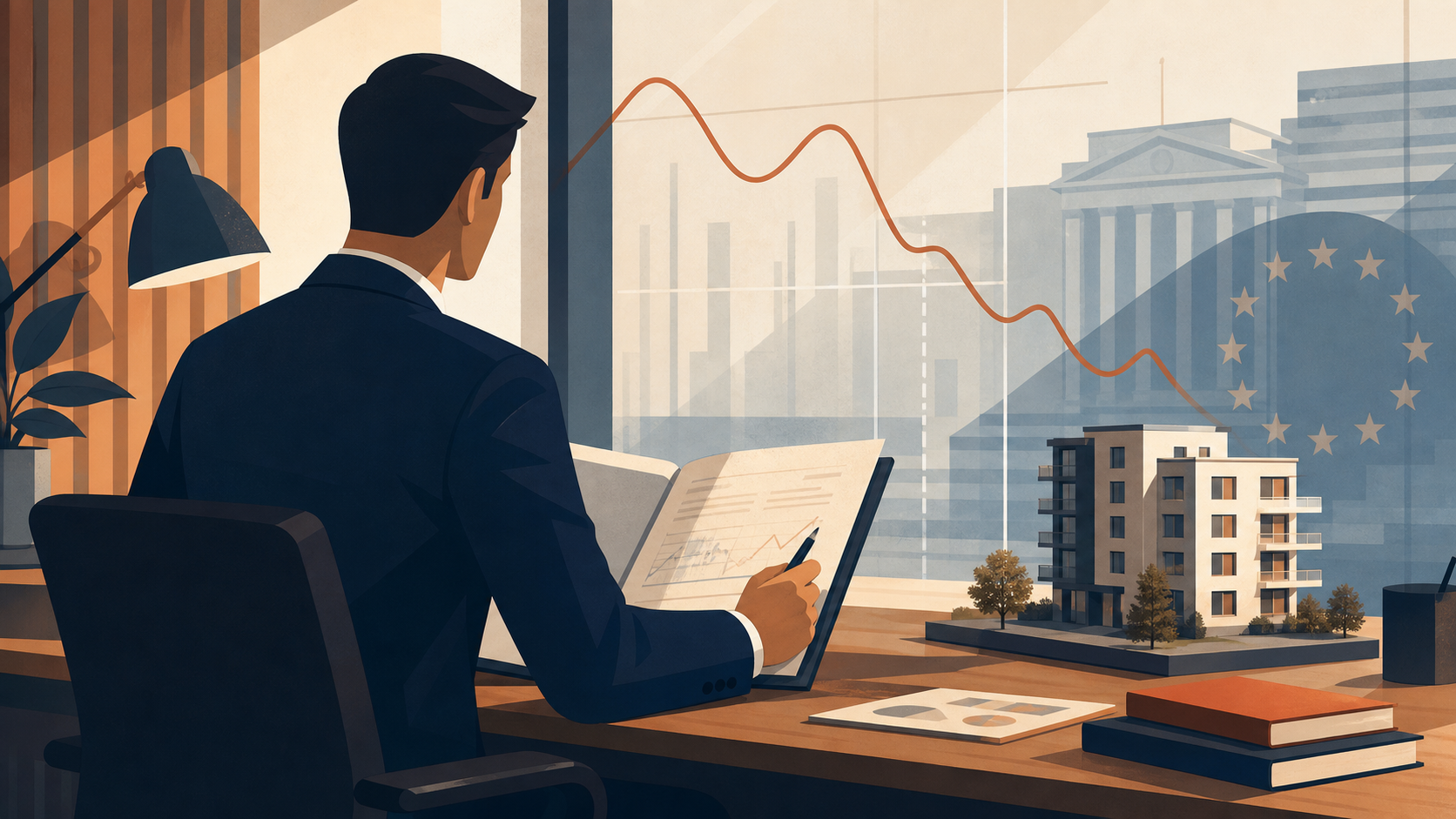 Illustration éditoriale ExpertAssur.net — BCE, crédit habitat : les signaux finance à suivre le 17 juin 2026