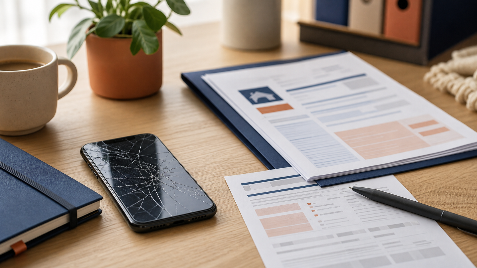 Illustration éditoriale ExpertAssur.net — Téléphone cassé ou volé : votre assurance habitation peut-elle rembourser ?