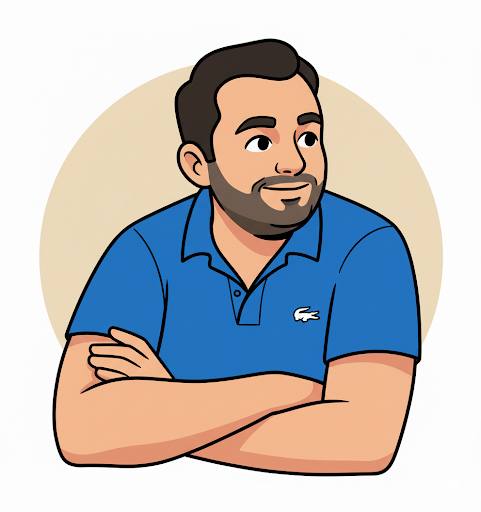 Portrait illustré de Samuel Massinissa NASRI, directeur de publication d’ExpertAssur.net