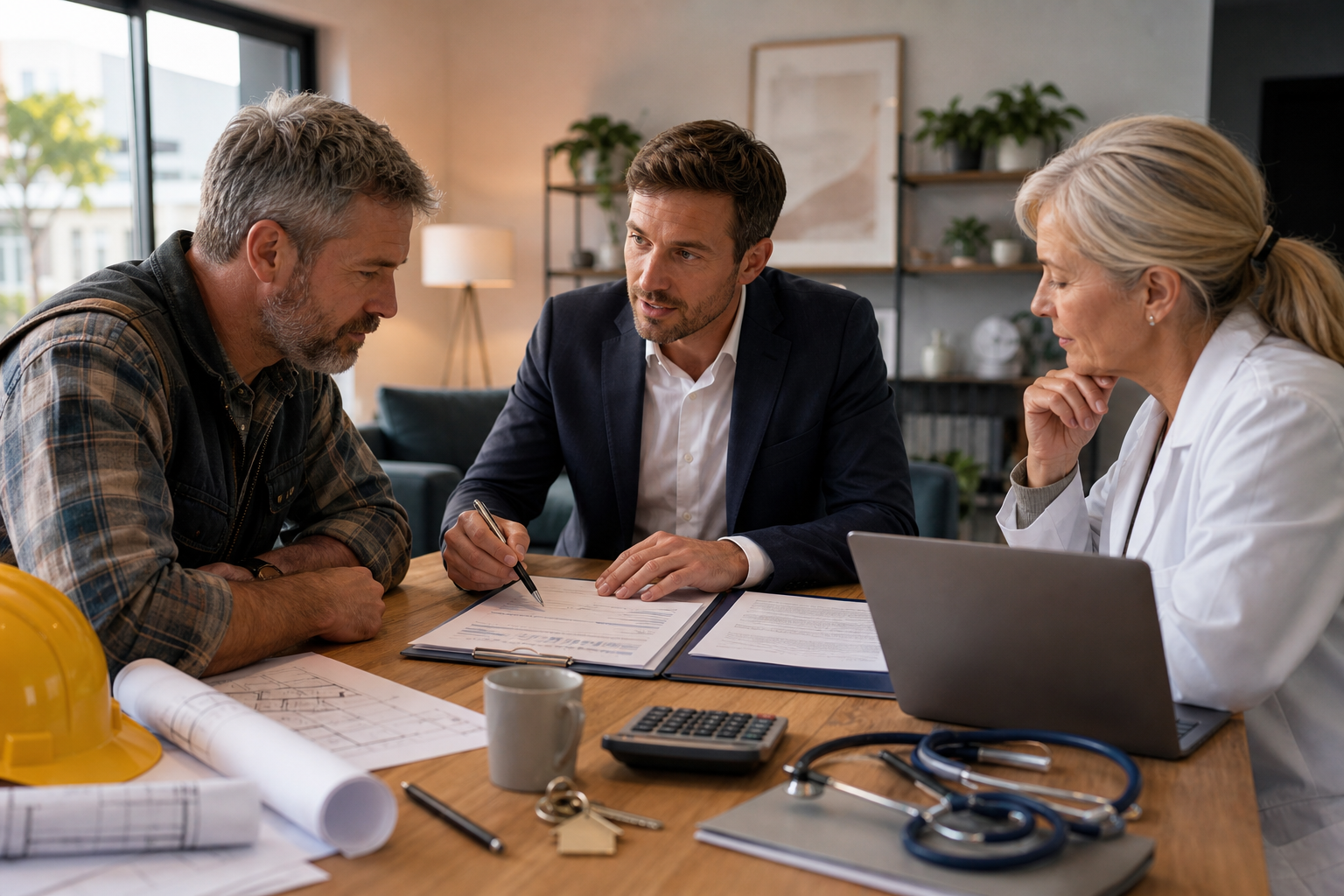 Dossier d’assurance emprunteur comparé selon l’âge et le métier