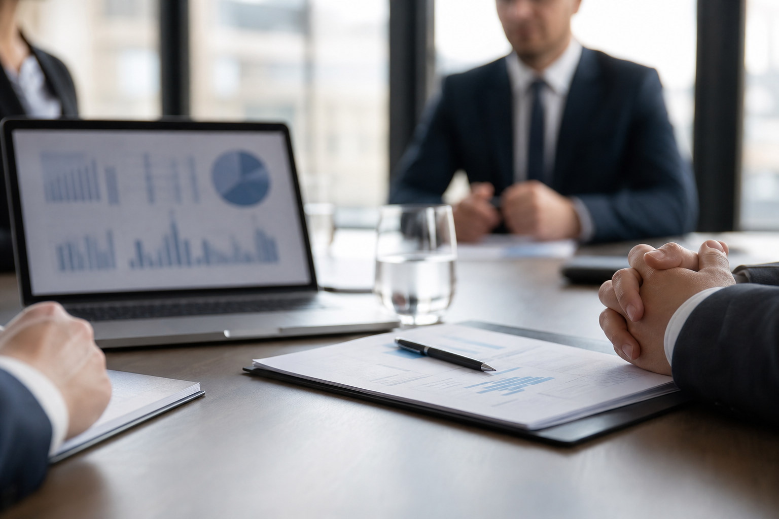 Réunion professionnelle autour du financement fintech et du crédit en France