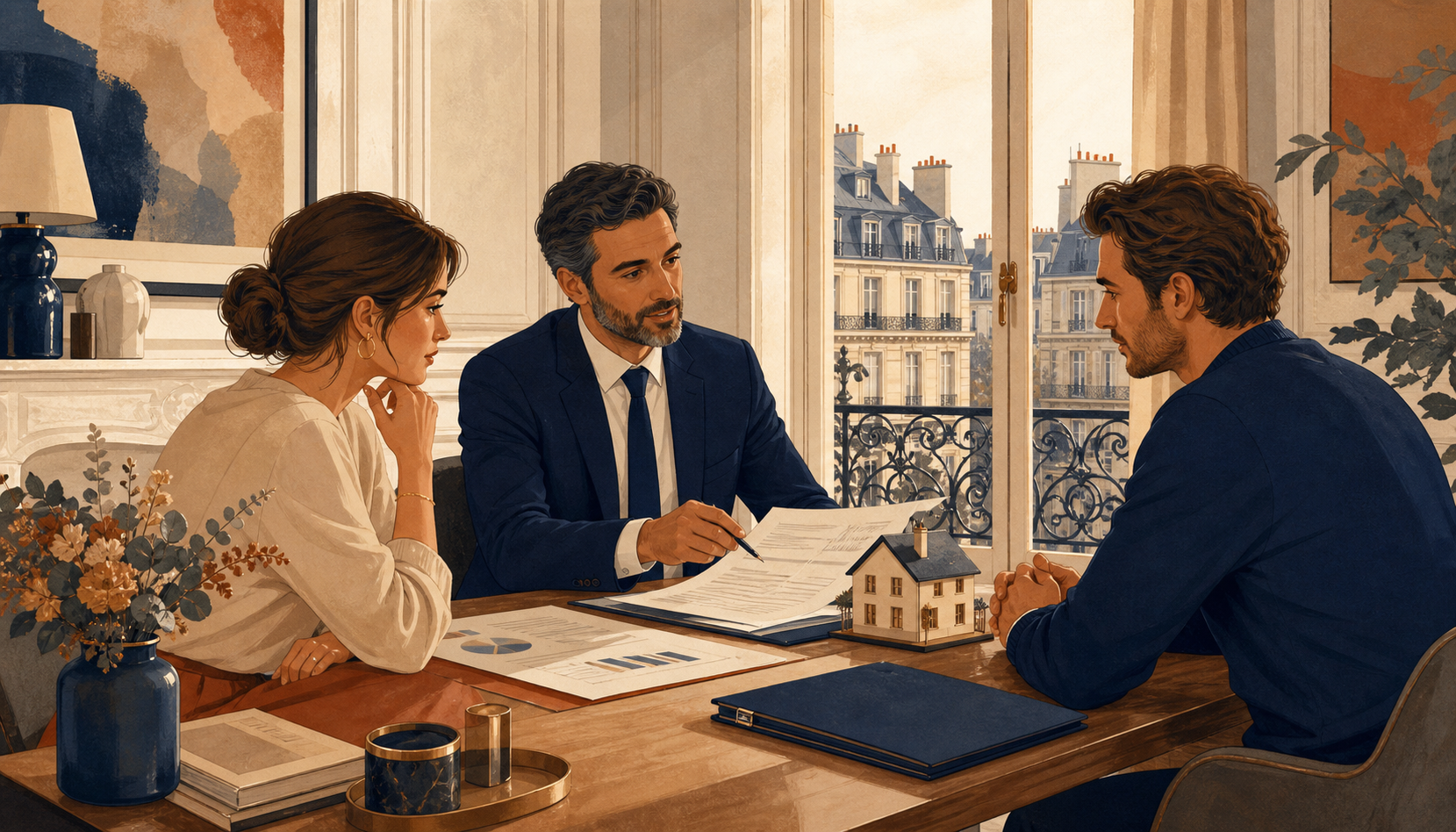 Dossier de crédit immobilier avec pension alimentaire et budget familial