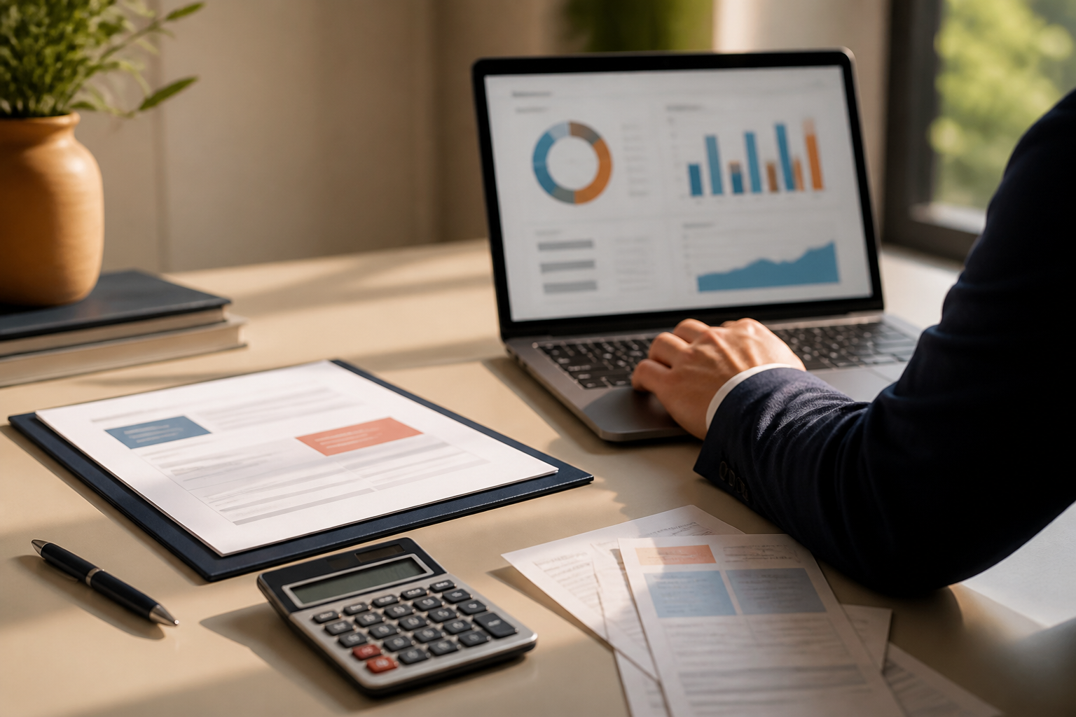 Contrat d’assurance et calculatrice utilisés pour vérifier un plafond de garantie