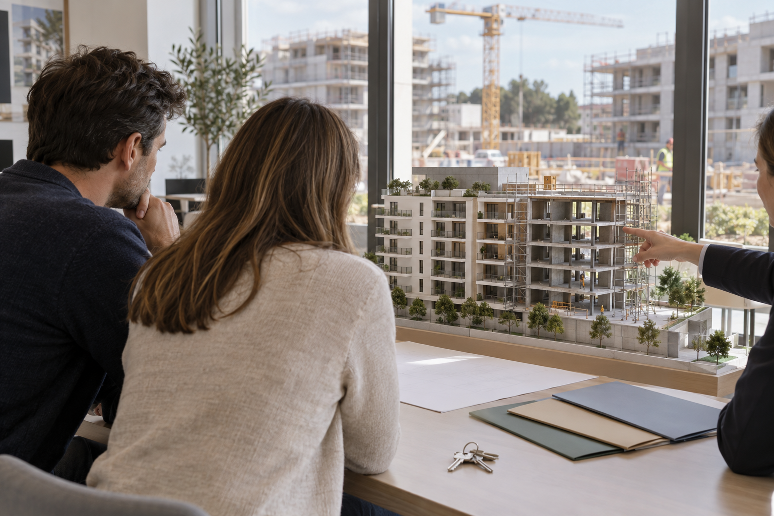 Achat sur plan et financement progressif