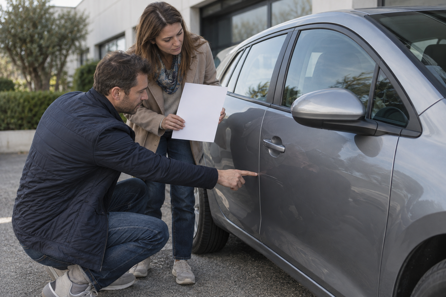 LOA automobile : inspection et frais lors de la restitution
